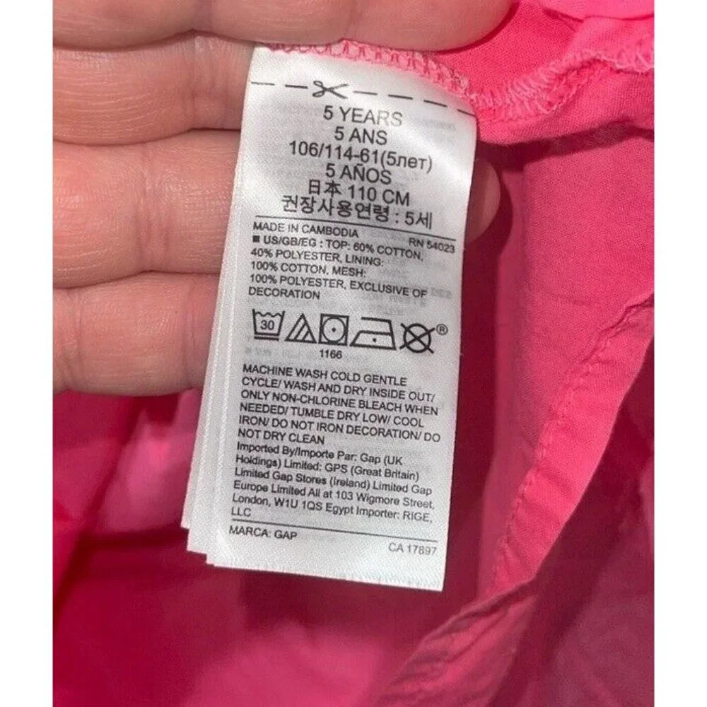 babyGap x Disney Girls Size 5 Minnie Mouse Mix-Media Dress